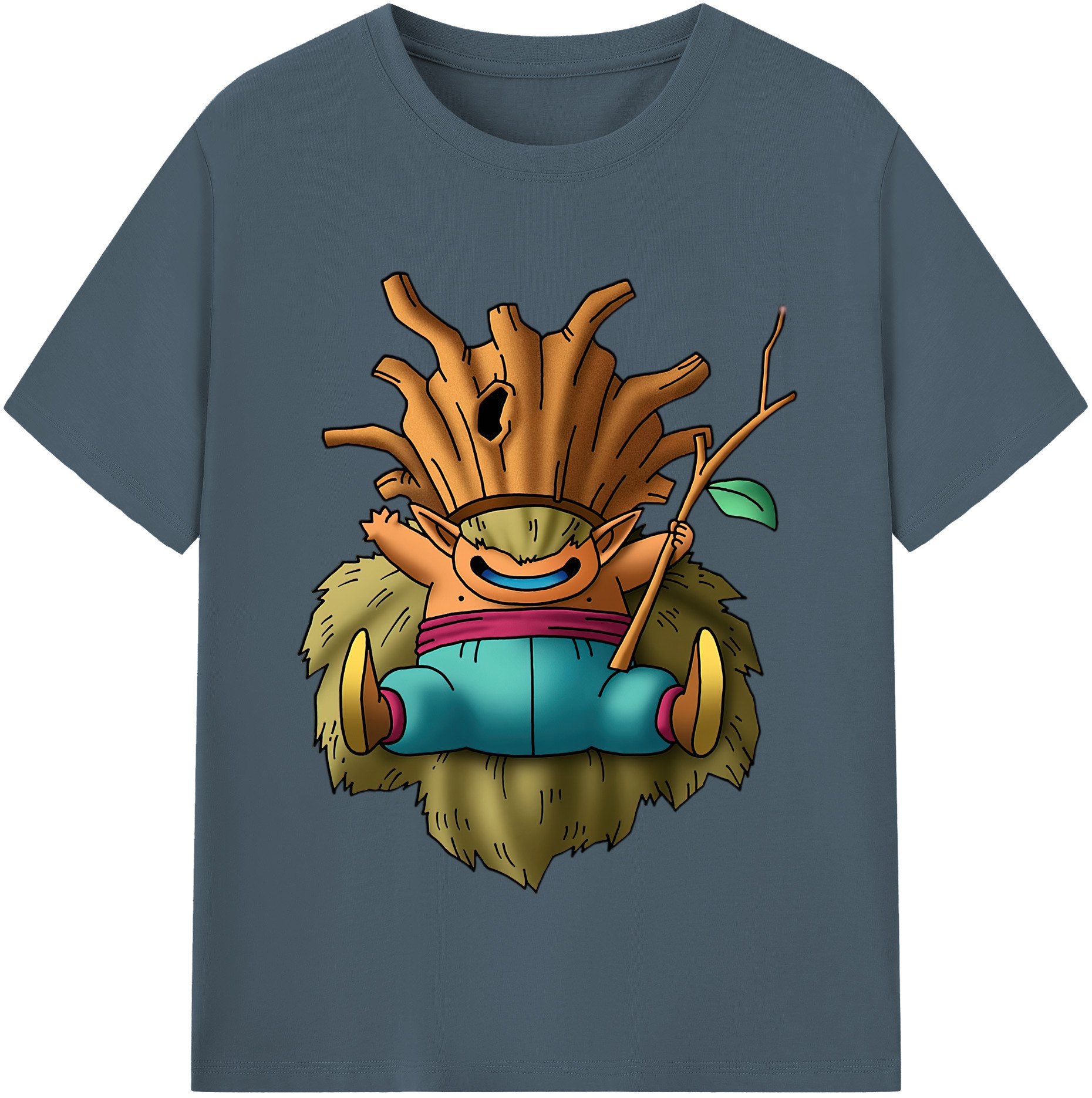（画像用） ドラゴンクエスト Doragon Kuesuto Dragon Quest 綿100％半袖Tシャツ（フロントプリント）